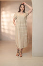 Ora Dresspatchwork Combo 01 Sand Multi