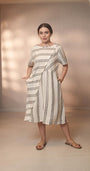 Sorrento Dressbedford Stripe White/Black