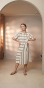 Sorrento Dressbedford Stripe White/Black