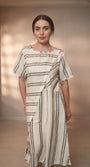 Sorrento Dressbedford Stripe White/Black