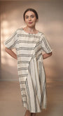 Sorrento Dressbedford Stripe White/Black