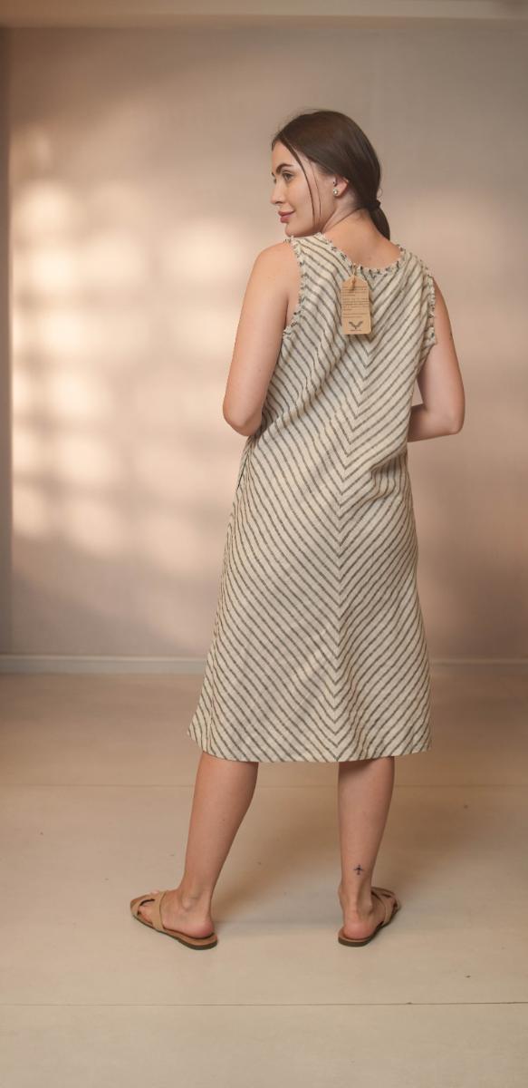 Izia Dresswhipcord Stripe Sand