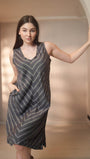 Izia Dresscavalry Stripe  Indigo