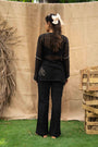 A Set Of 3, Consists Of A Sheer Checkered Shrug