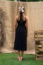 A Fit And Flare Dress, Adorned With Handembroidered