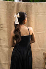 A Fit And Flare Dress, Adorned With Handembroidered