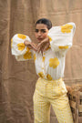 Printed Coord Set, Combination Of Floral Print And Geometry