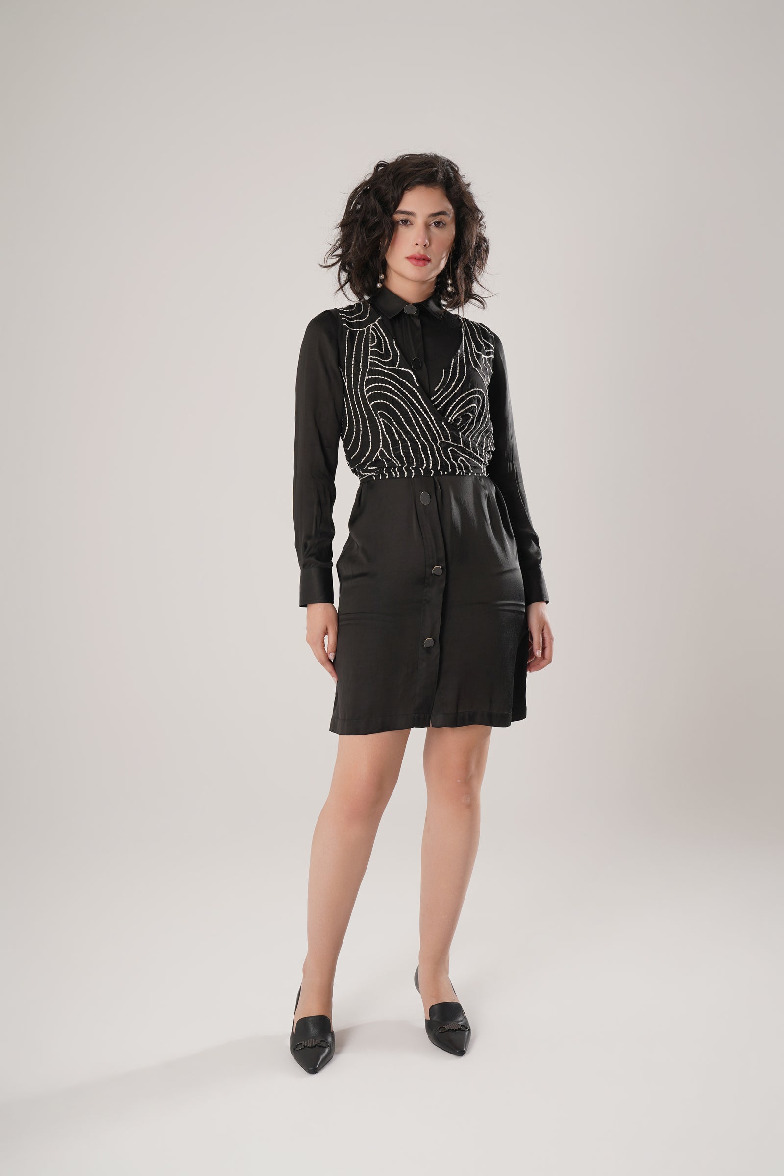 Long Black Shirt Dress Is The Epitome Of Effortless Sophistication