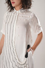 White Midi Dress Crafted From Luxurious Modal Satin