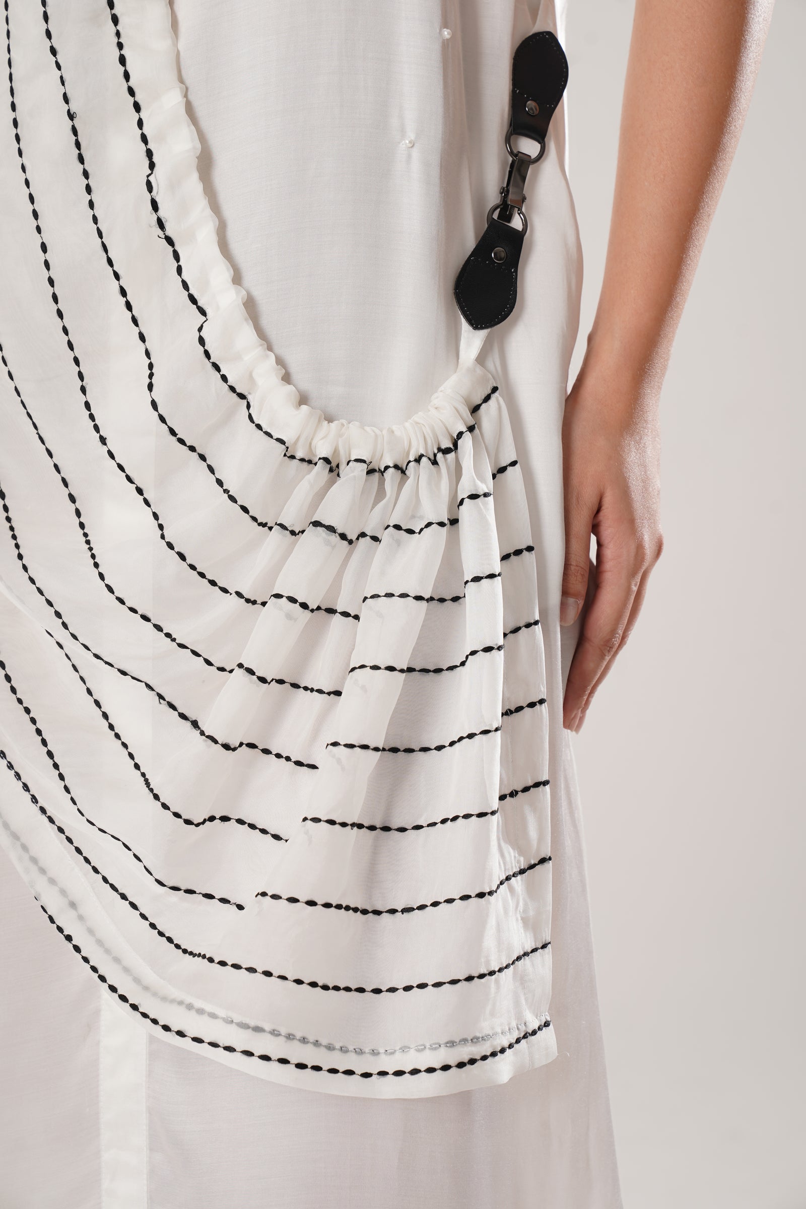 White Midi Dress Crafted From Luxurious Modal Satin