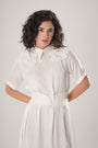 White Modal Satin Dress Is The Epitome Of Effortless Sophistication
