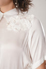 White Modal Satin Dress Is The Epitome Of Effortless Sophistication
