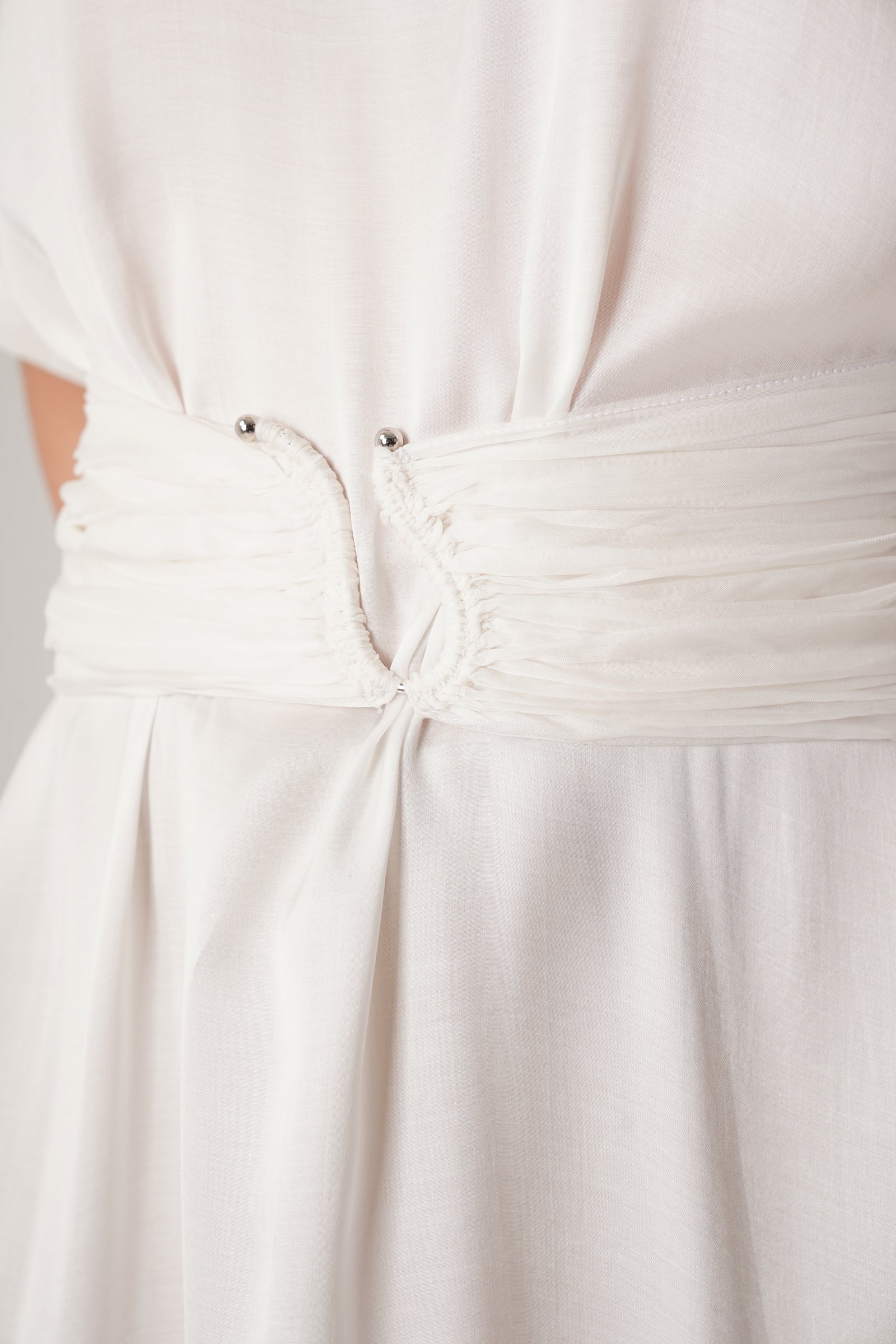 White Modal Satin Dress Is The Epitome Of Effortless Sophistication