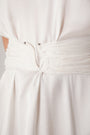 White Modal Satin Dress Is The Epitome Of Effortless Sophistication