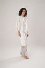 Effortlessly Graceful Wide-Legged White Pants