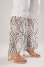 Effortlessly Graceful Wide-Legged White Pants