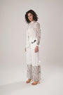 White Modal Satin Shirt Redefines Contemporary Sophistication