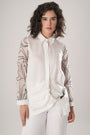 White Modal Satin Shirt Redefines Contemporary Sophistication