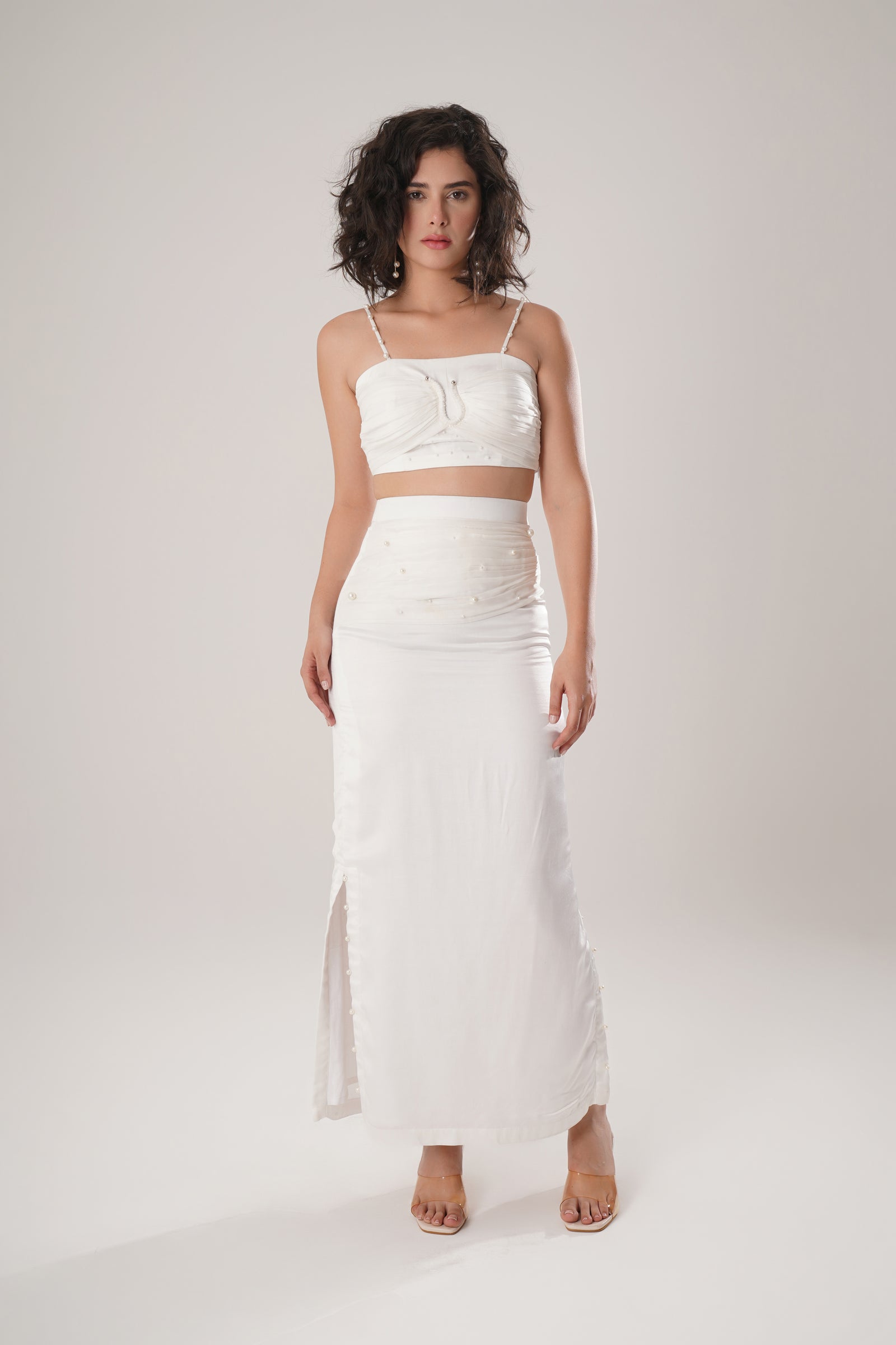 Crafted From Luxurious Modal Satin White