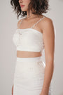 Luxurious Modal Satin And Delicate Paper Silk White