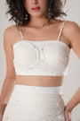 Luxurious Modal Satin And Delicate Paper Silk White