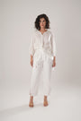White Modal Satin Top