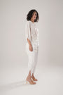 White Modal Satin Top