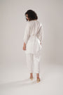 White Modal Satin Top