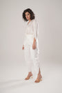 White Modal Satin Top
