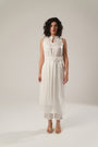 Grace Meets Contemporary Charm In This High-Slit Kurta White