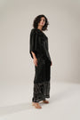 Effortlessly Graceful Wide-Legged Black Pants