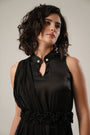 Grace Meets Contemporary Charm In This High-Slit Kurta Black