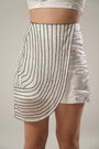 Pearl-Embellished Skort Is Crafted From Smooth Modal Satin