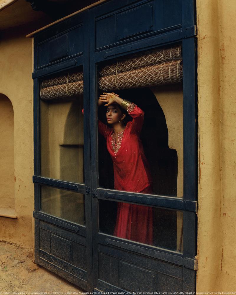 Rust Katan Silk Top with Hand Embroidery and Draped Satin Skirt