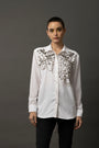 Silver Moonstone White Shirt