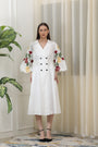 Timeless Ivory White Poplin Dress