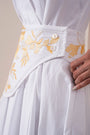 Dona - Lava Long Dress With Corset Belt