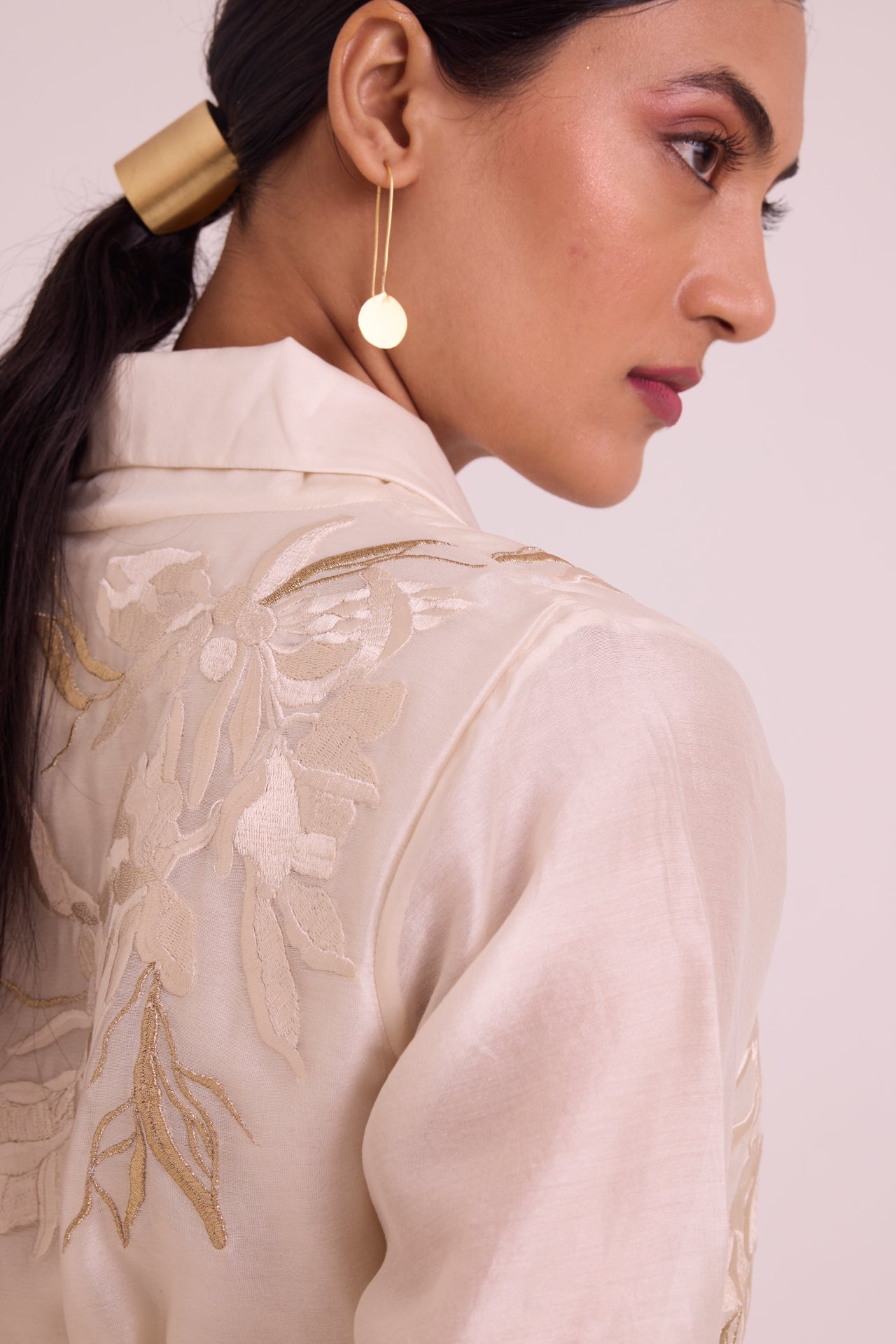 Murphy - Broach Wrap Top & Duchess Skirt