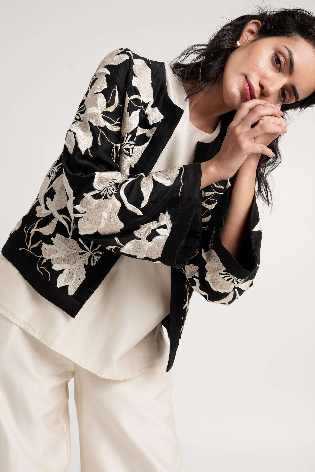 Twilight Monochrome Shrug Co-ord Set of 3