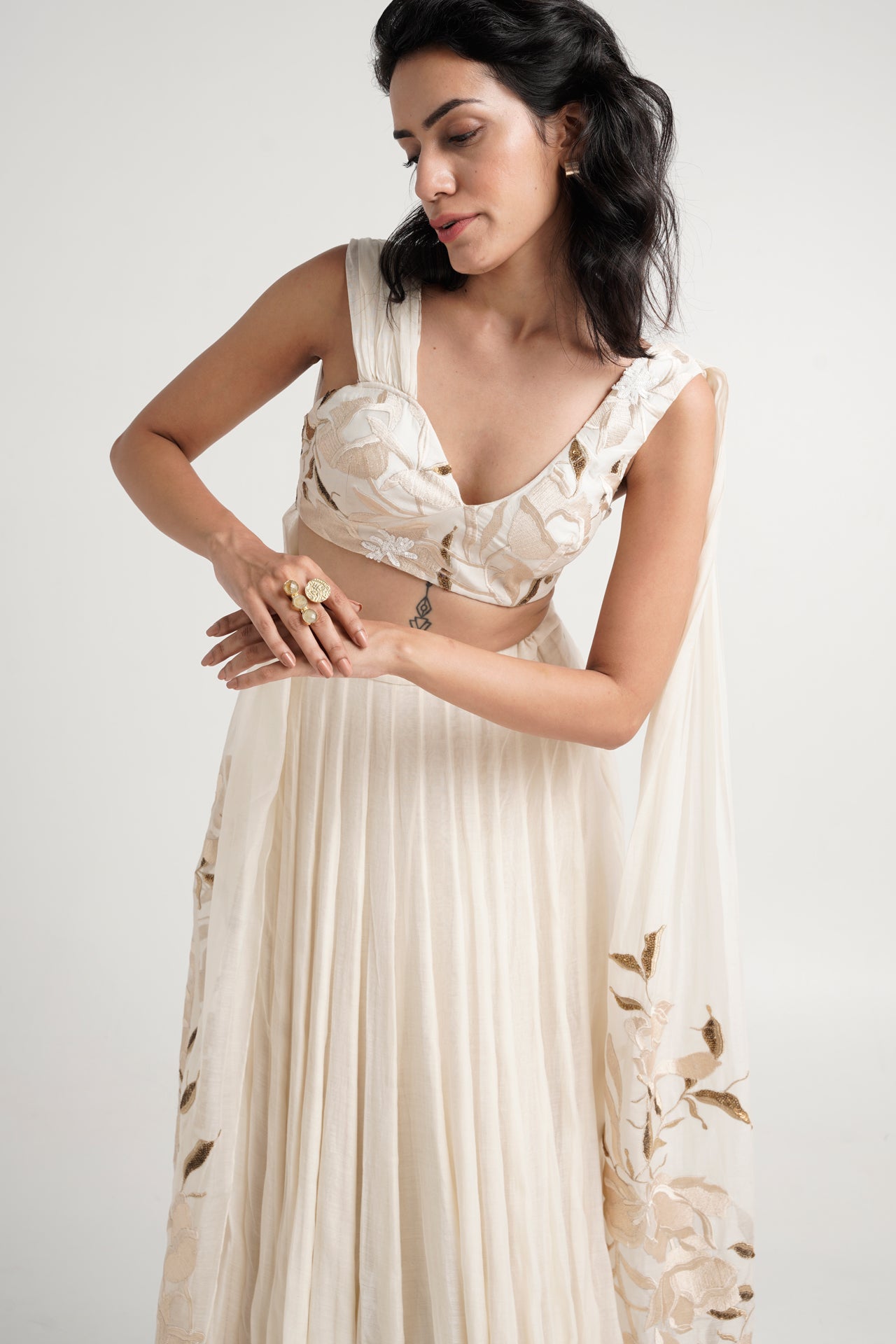 Celebrations Blou-sari + Cocktail Skirt