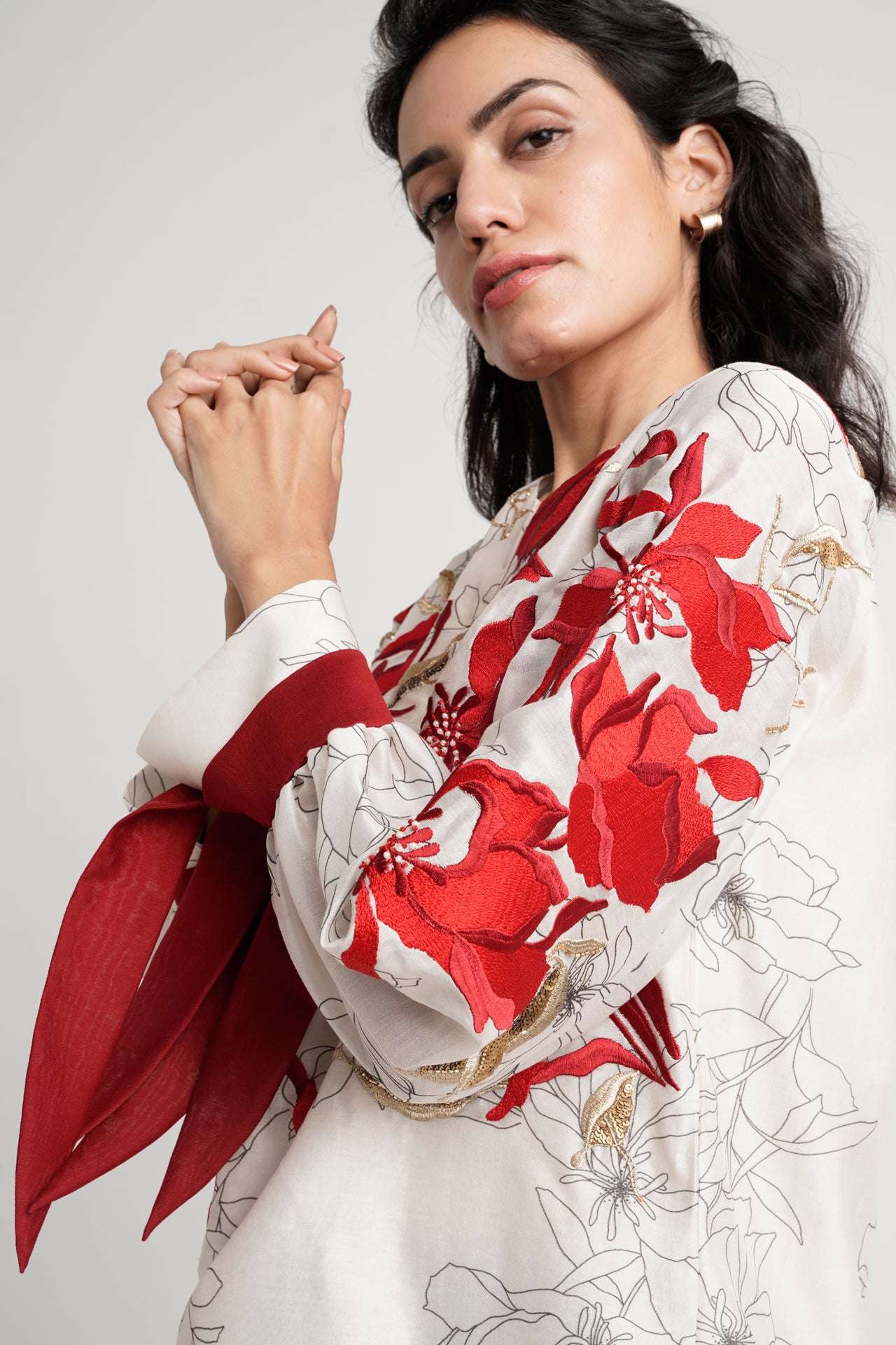 Bloom Top + Wide Leg Pants