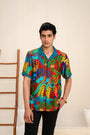 Crimson mens half sleeve shirt set