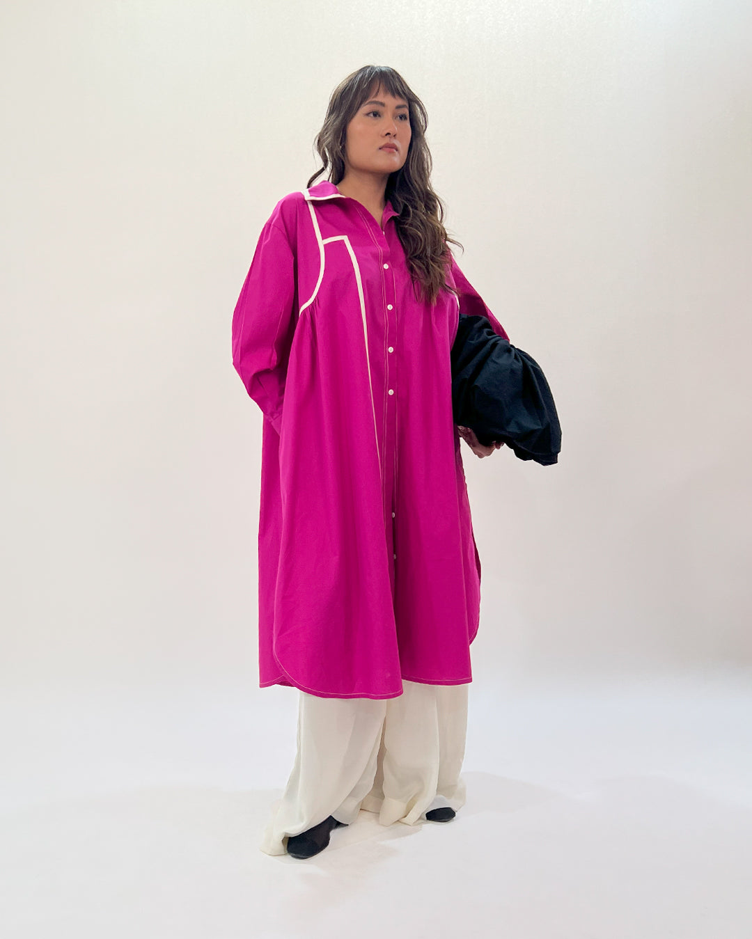 Line shirt dress