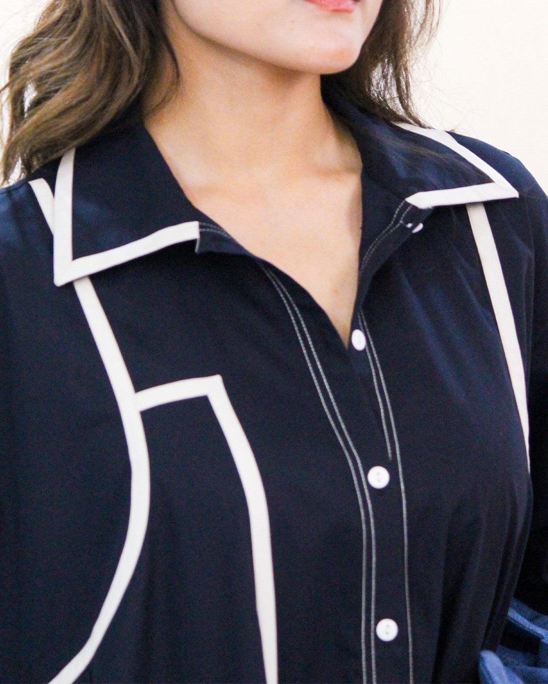 Line shirt dress