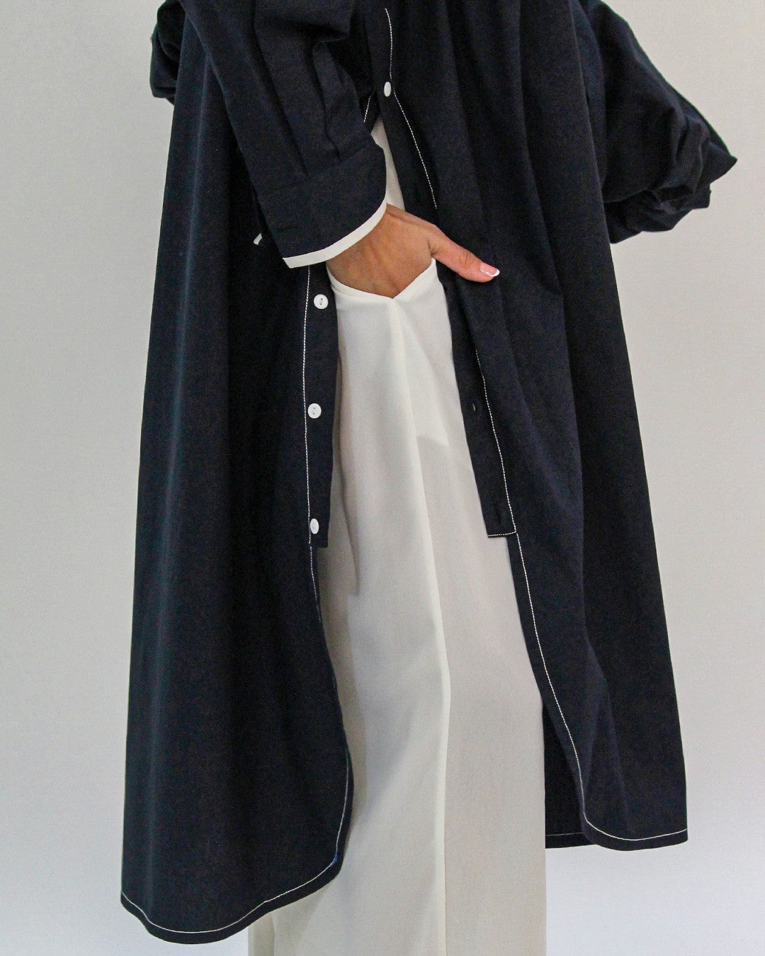 Line shirt dress