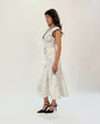 Peony embellished dress