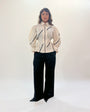 Bubble hem stem top