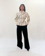 Bubble hem stem top