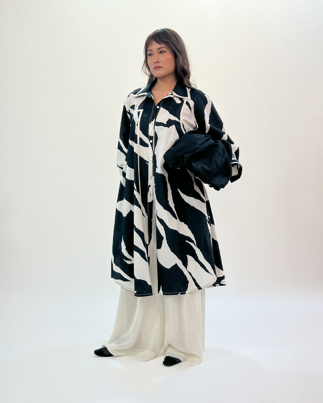Line shirt dress
