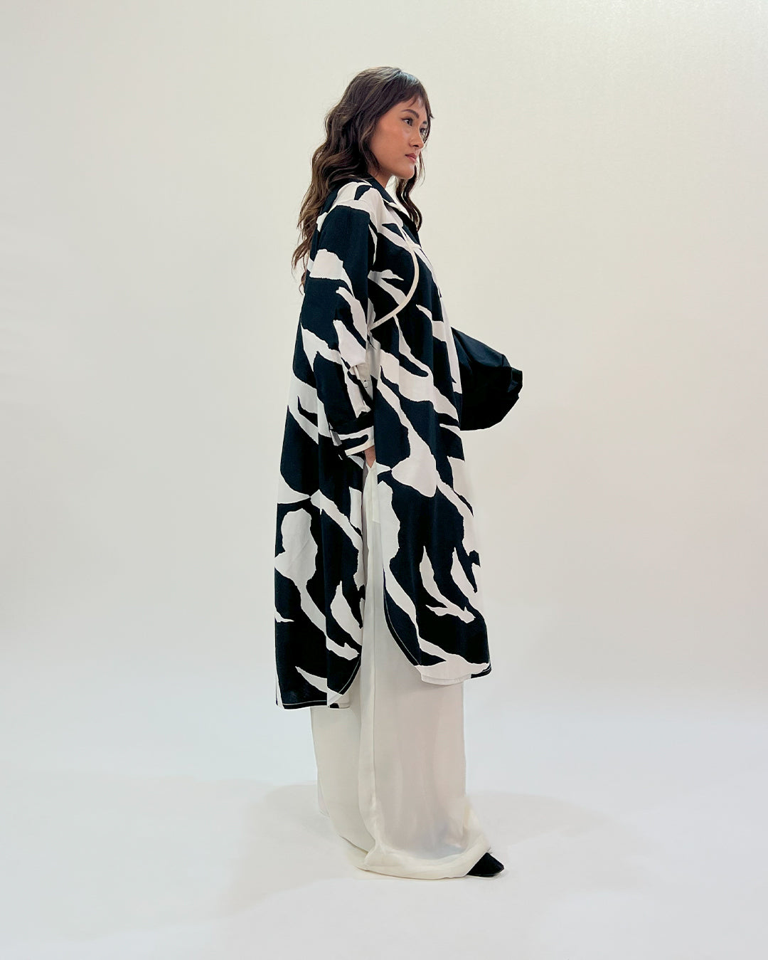 Line shirt dress